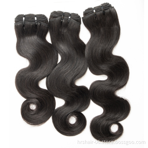 Unprocessed Body Wave Hair 100% Natural Remy Indian Hair Bundles With Closure Virgin Human Hair